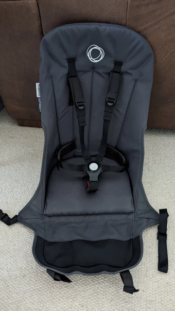 Bugaboo Cameleon 3 Dark Charcoal Grey Seat Fabric with 3 Point Harness