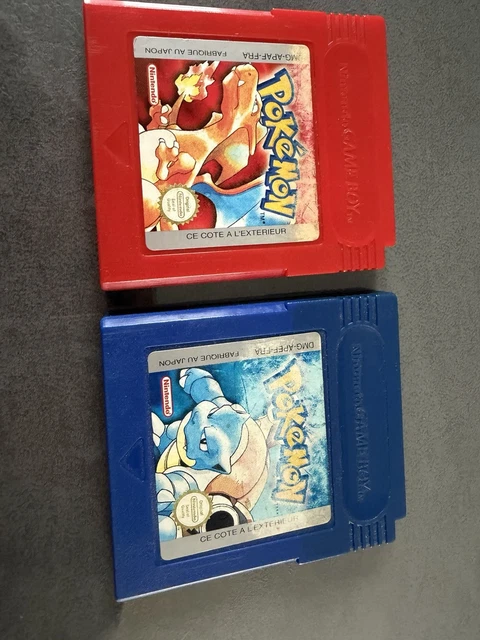 Pokémon Bleue Game Boy - Authentique, Pile Neuve, Jouable Sur GBC/GBA