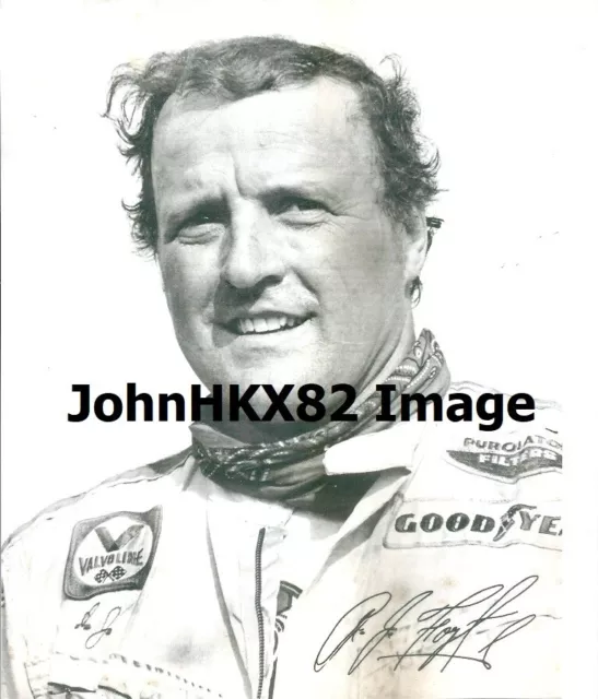 Vintage AJ Foyt Indy 500 Valvoline Photo - First 4 Time Indy 500 Winner