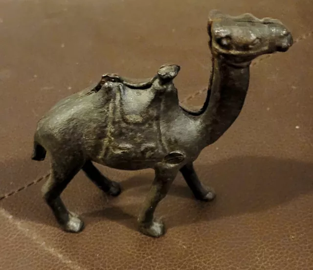 Antique Camel Bank, Cast Iron, 1920's A. C. Williams Penny bank, Still, camel...