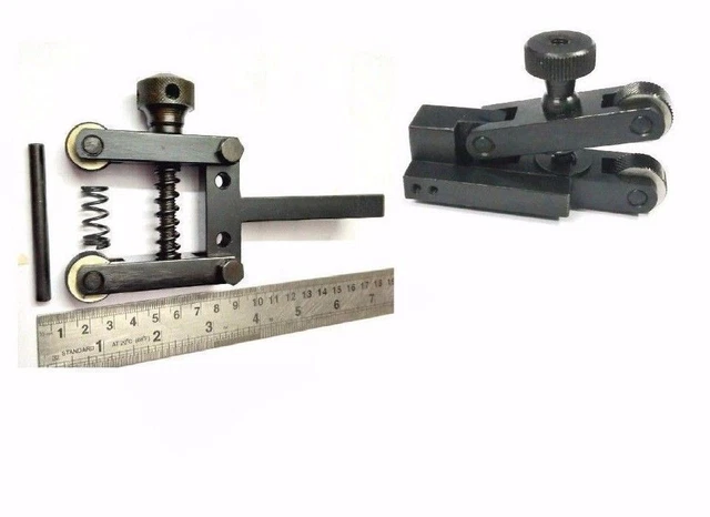 Combo of V-clamp type knurling tool +Spring loaded clamp type knurling tool 2"