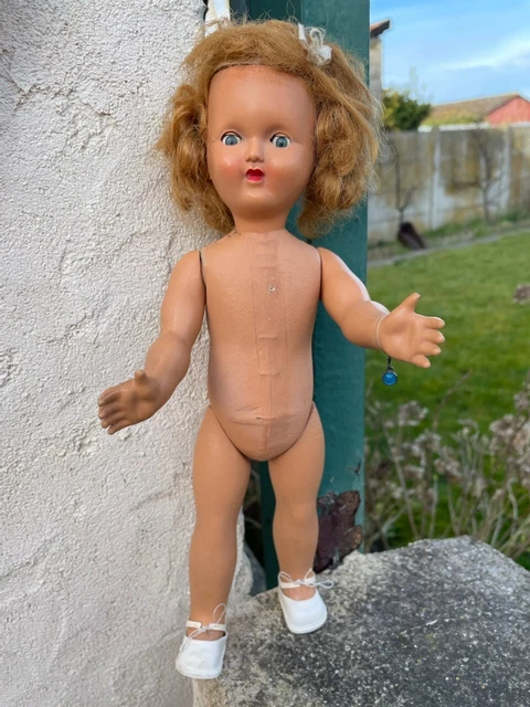 Ancienne Poupée Gege 'marcheuse' Dite 'De Guerre' – 34 Cm – France – Années 1930