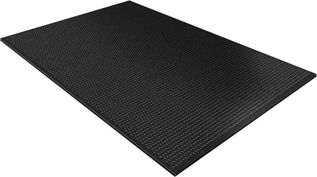 Signature Fitness Heavy Duty Thick Real Rubber Mat Exercise Equipment Floor Mat,