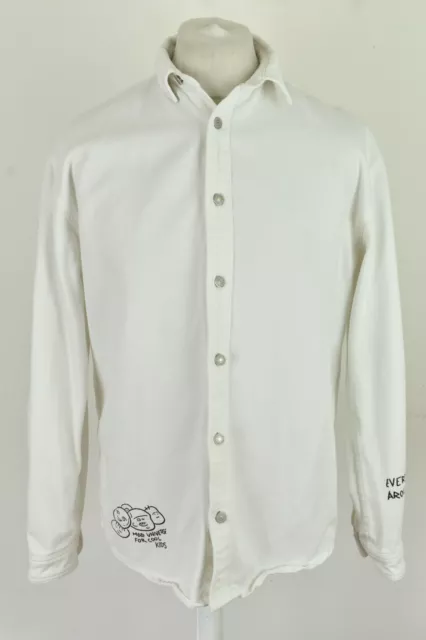 CAMICIA BIANCA MANICA lunga ZARA taglia M uomo vestibilita rilassata 100 cotone outdoor EUR 21 63 PicClick IT
