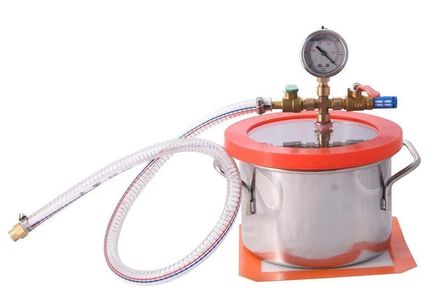 Camera A Vuoto 2L In Acciaio Inox Vaso A Vuoto