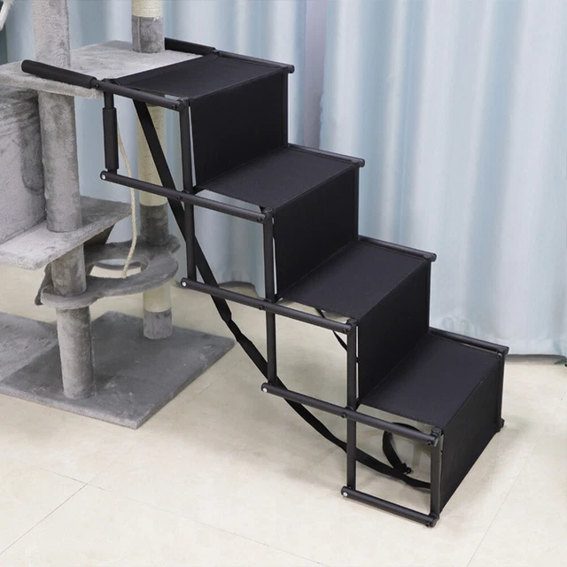 Foldable Folding Pet Dog Car Boot Access Steps Ladder Stairs Strong Lightweight