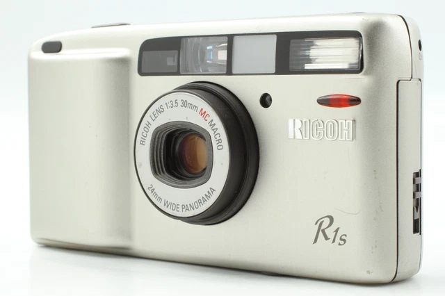 [Exc+5] Ricoh R1s Platinum Silver Point & Shoot Camera 30mm F3.5 From JAPAN