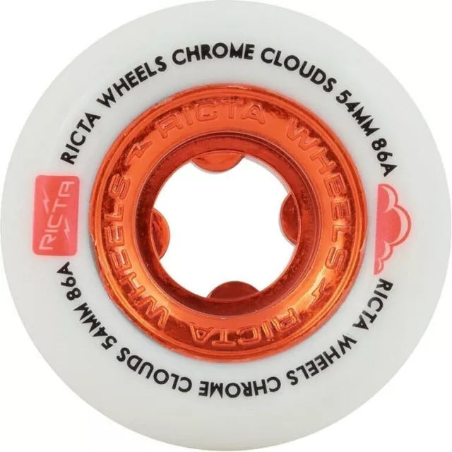Ricta Chrome Clouds 86a Skateboard Wheels 56mm