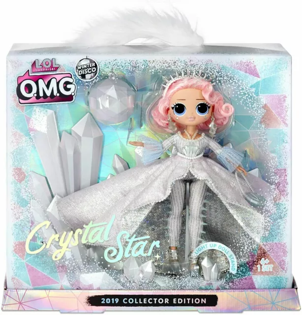 LOL Surprise OMG Crystal Star Doll Winter Disco 2019 Collector Edition Brand New