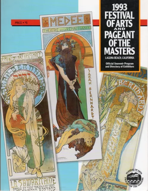 1993 Festival of Arts, Pageant of the Masters Laguna Beach Program Magic Posters