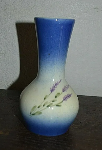Ancien Petit Vase Soliflore Tulipier Ceramique