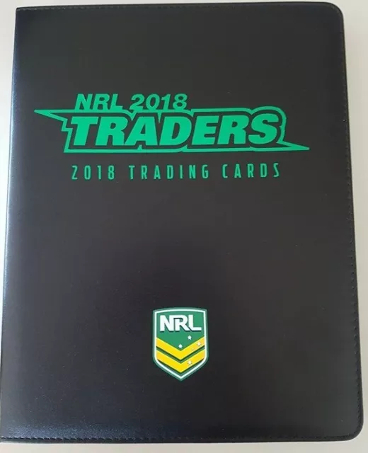 2018 TLA NRL Traders Album / Folder with Complete Full 160-Card Common Base Set