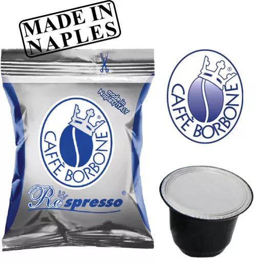 BLU  Blend 100 Respresso coffee capsules compatibile with Nespresso by Borbone