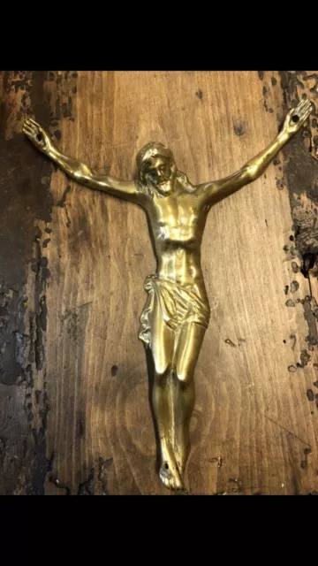 grand christ bronze haute epoque