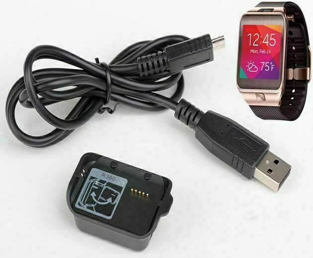 Charging Cable Dock Smart Watch Charger Cradle for Samsung Galaxy Gear 2 SM-R380
