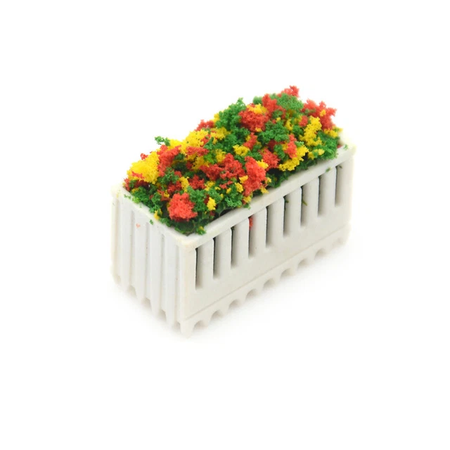 Flower Beds Plants Miniature Landscape Fairy Garden Decor Dollhouse Accessories