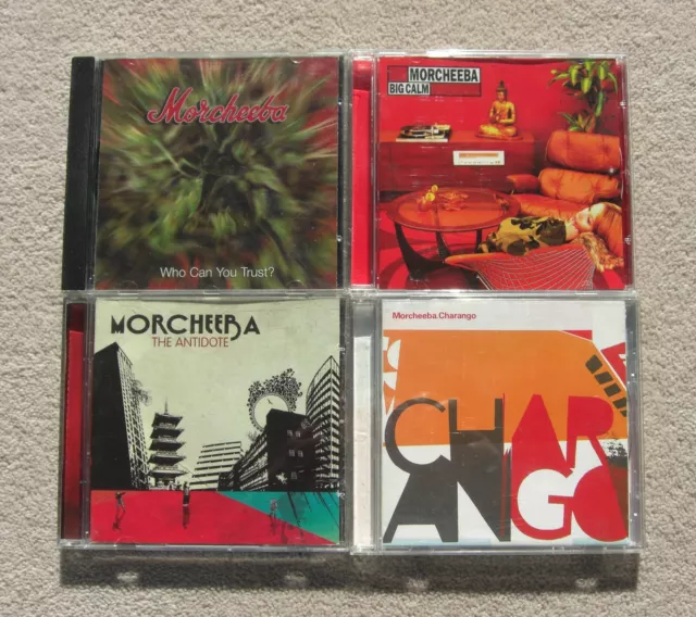 Morcheeba x4 CDs - Who Can You Trust & Big Calm & The Antidote & Charango Bundle