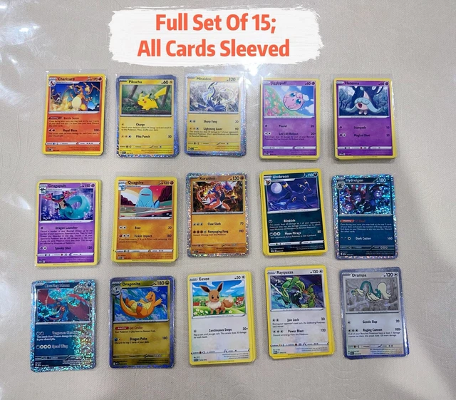 Impel Collectable Trading Card Sets McDonald's 2025 Pokemon Dragon  Discovery Trading Cards - Complete 15/15 Promo Set Pokemon Packs