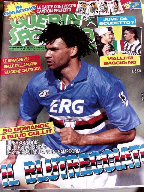 Guerin Sportivo N°16 1995 – Pagliuca, R. Baggio – Magazine Italien