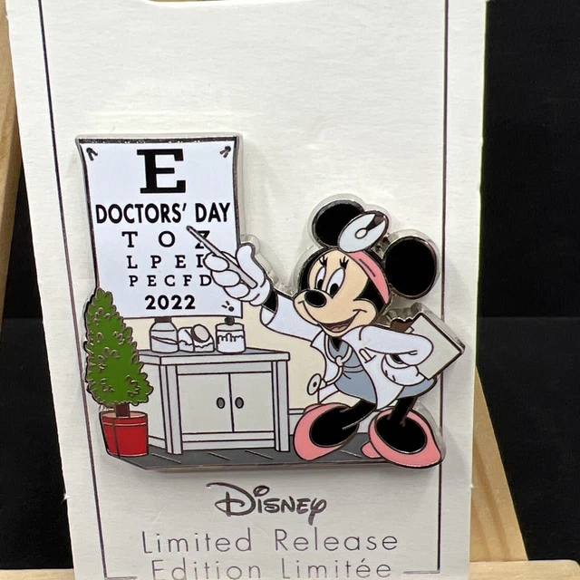 DISNEY DOCTORS' DAY Pin 2022 Dr. Doctor Minnie Mouse Pin New LR £26.59
