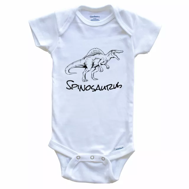 Dinosaur Bodysuit Spinosaurus Sketch Cool Prehistoric Animal Dinosaur Bodysuit