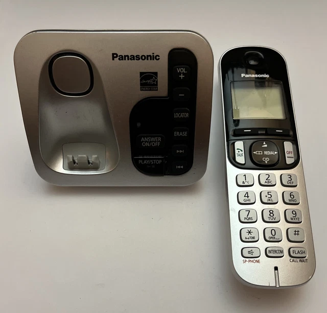 Panasonic KX-TGC220E Cordless Home Phone & Answering Machine in Silver