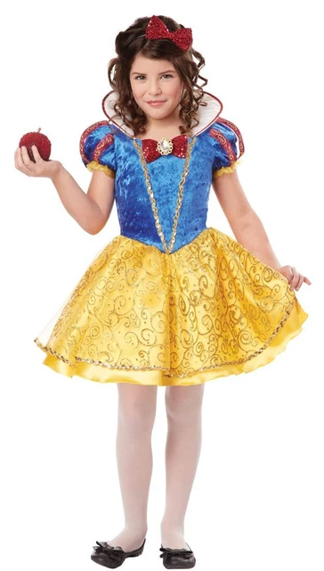 CARNEVALE COSTUME VESTITO Snow White Deluxe 00418 Biancaneve