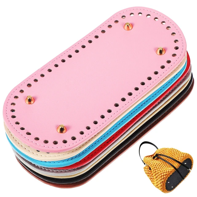 8Pcs Wooden basket bottoms Oval Bag Bottom Shaper Pad Bag Cushion Pad Bag Base d