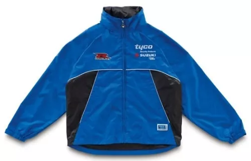 SUZUKI Original BSB Tyco Team Jacke, Blau-Schwarz, M / 50