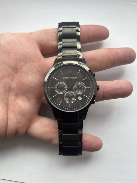 EMPORIO ARMANI MENS Watch Model Ar0397 With Original Box And Booklet 32.00 PicClick UK
