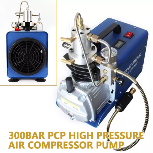 Pompa compressore d'aria elettrico 220 V ad alta pressione 30Mpa 300Bar 4500PSI 2 stadi