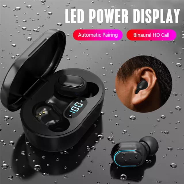 Dual Earphones Earbuds Bluetooth Headphones Headset 5.0 Twins Stereo Wireless