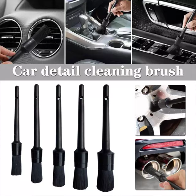 Car Wheel Brush Rims Tire Seat Engine Wash Cleaning Kit Auto Detailing Tool