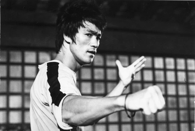 Taglia A3 - BRUCE LEE artista marziale, attore REGALO/DECORAZIONE DA PARETE POSTER STAMPA ARTE