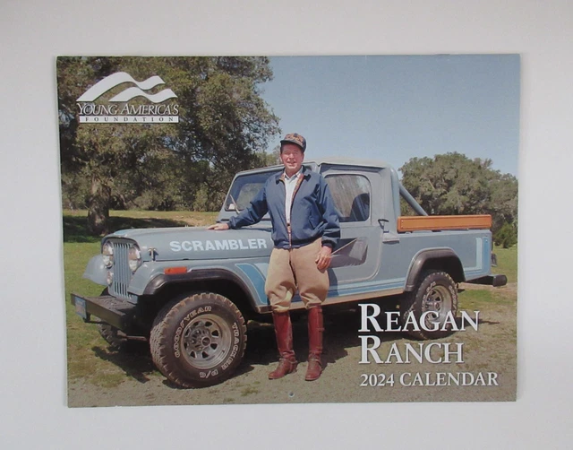 REAGAN RANCH 2024 Wall Calendar by Young America's Foundation 18.00