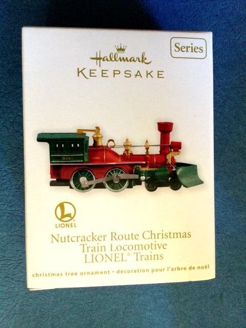 Yr 2012 Hallmark,LOCOMOTIVE,NUTCRACKER ROUTE CHRISTMAS TRAIN,LIONEL