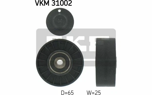 SKF Galet enrouleur pour VOLKSWAGEN GOLF BORA CADDY AUDI A3 SEAT LEON VKM 31002