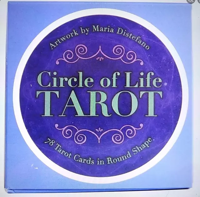 CIRCLE OF LIFE TAROT 78 ROUND Tarot Cards Deck Divination New Sweet Set