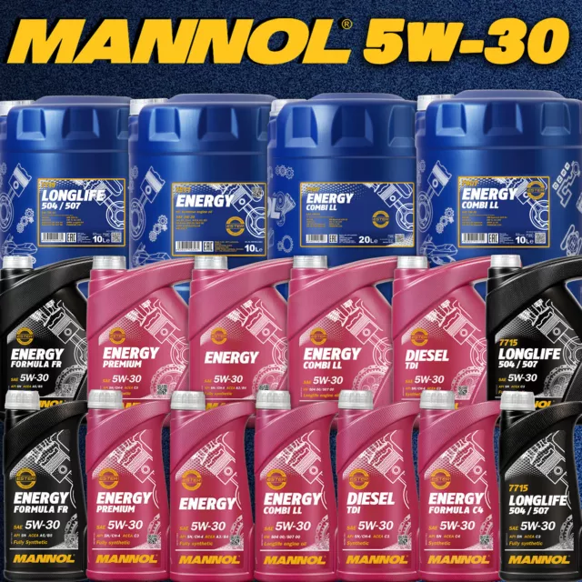 MANNOL 5W-30 LONGLIFE Energy Combi LL FormulaC4 Premium Diesel TDI Motoröl  1-20L EUR 34,58 - PicClick IT