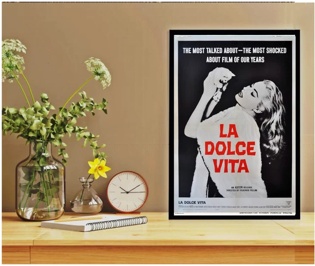 La Dolce Vita '1960' Poster For Sale At | La Dolce Vita Poster