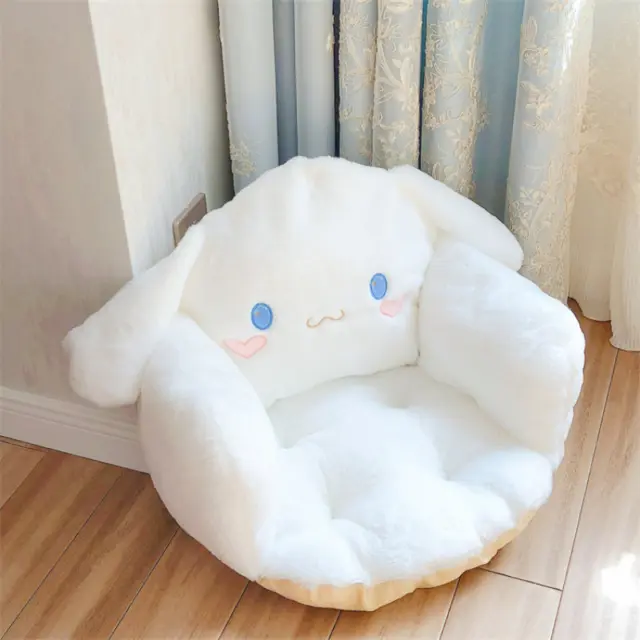 Warm Anime Cinnamonroll Kuromi Melody Stuffed Pillow Stuffed Soft Chair Cushion