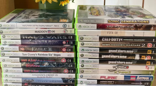 XBOX 360 Games Bundle 25 games/ Pre Owned