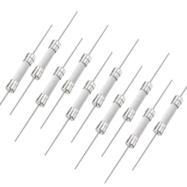 Fusibles Coup Rapide Fil Conducteur Fusibles Céramique 6 x 32mm 250V F30A 10Pcs