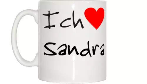 Ich Liebe Sandra Tasse