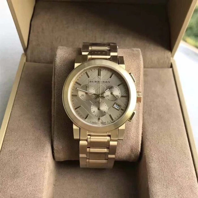 New Genuine Burberry Bu9753 Heritage Gold Tone Stainless Steel Ladies Watch New Genuine Burberry Bu9753 Heritage Gold Tone Stainless Steel Ladies Watch