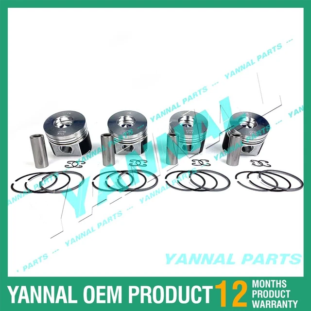 Piston With ring 6688644 6685095 For Bobcat T140 T180 S175 S530 S150 S180 Loader