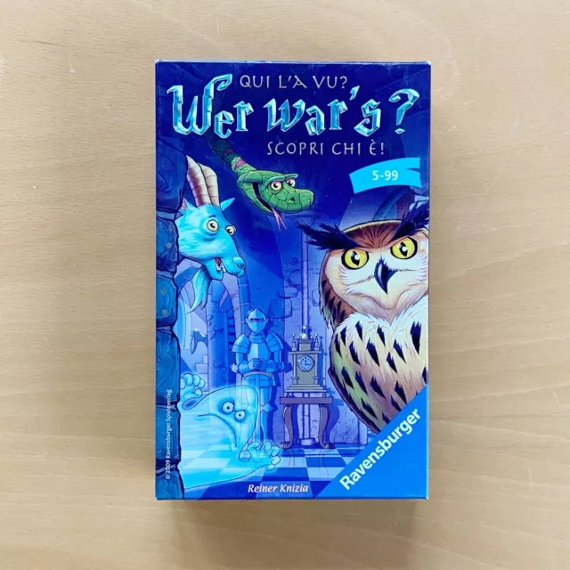 Wer wars? von Ravensburger Reisespiel Kinderspiel - Sehr Guter Zustand