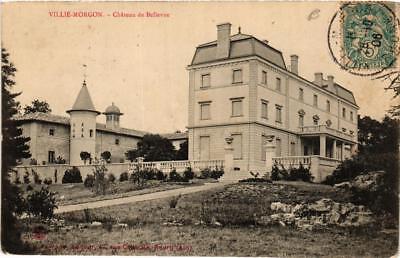 CPA ak villié-morgon chateau de Bellevue (614727)