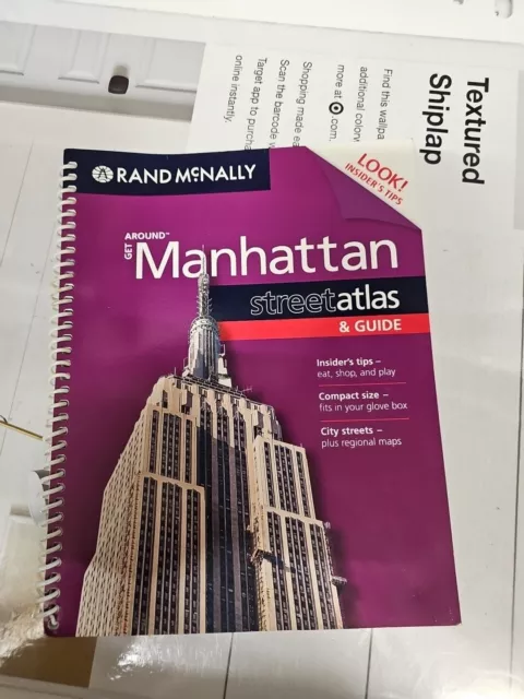 RAND MCNALLY GET AROUND MANHATTAN STREET ATLAS (GET AROUND *Excellent Condition*