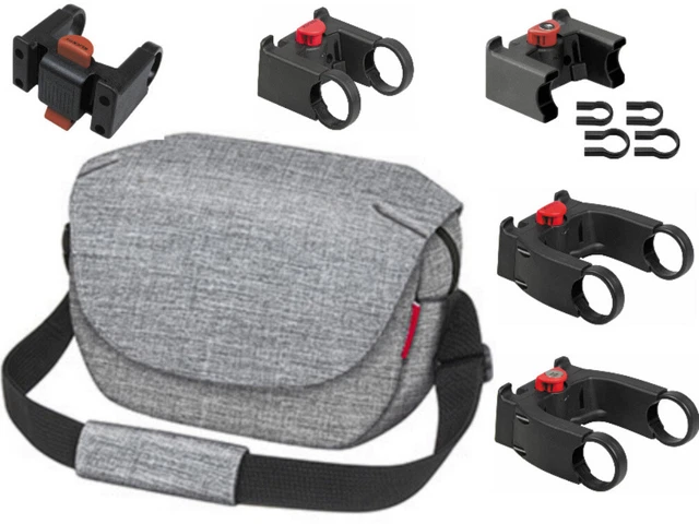 Recyceltes Material YBAG Fahrrad Lenkertasche Klickfix Kompatibel - 9L, Wasserdicht Mit Regenhülle Fahrradtouren Tasche